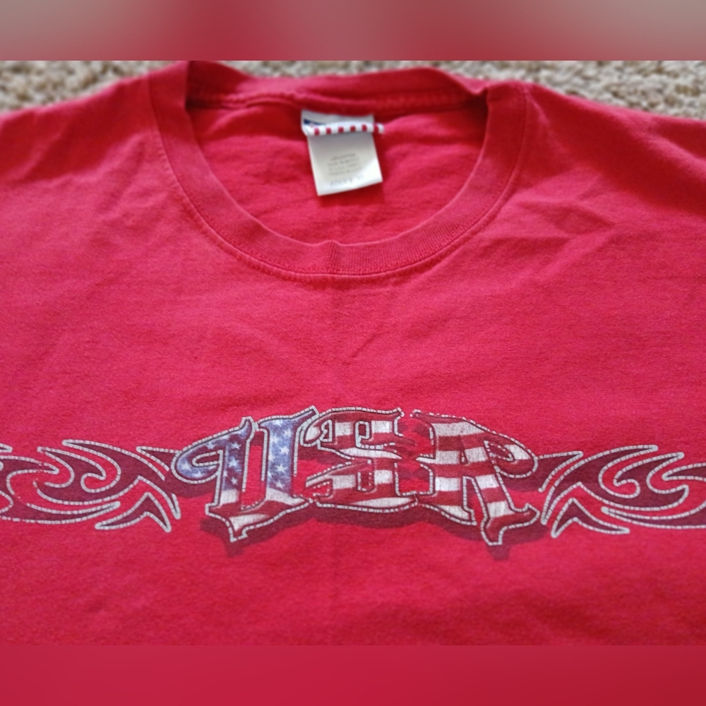 Sonoma Vintage USA Red Graphic T-Shirt